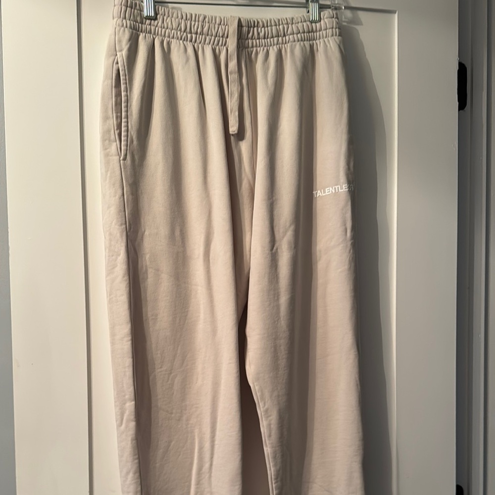 Talentless Beige Sweatpants